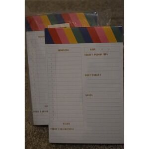 Daily‎ Agenda List Pad 200 Sheet 5.25" x 8"